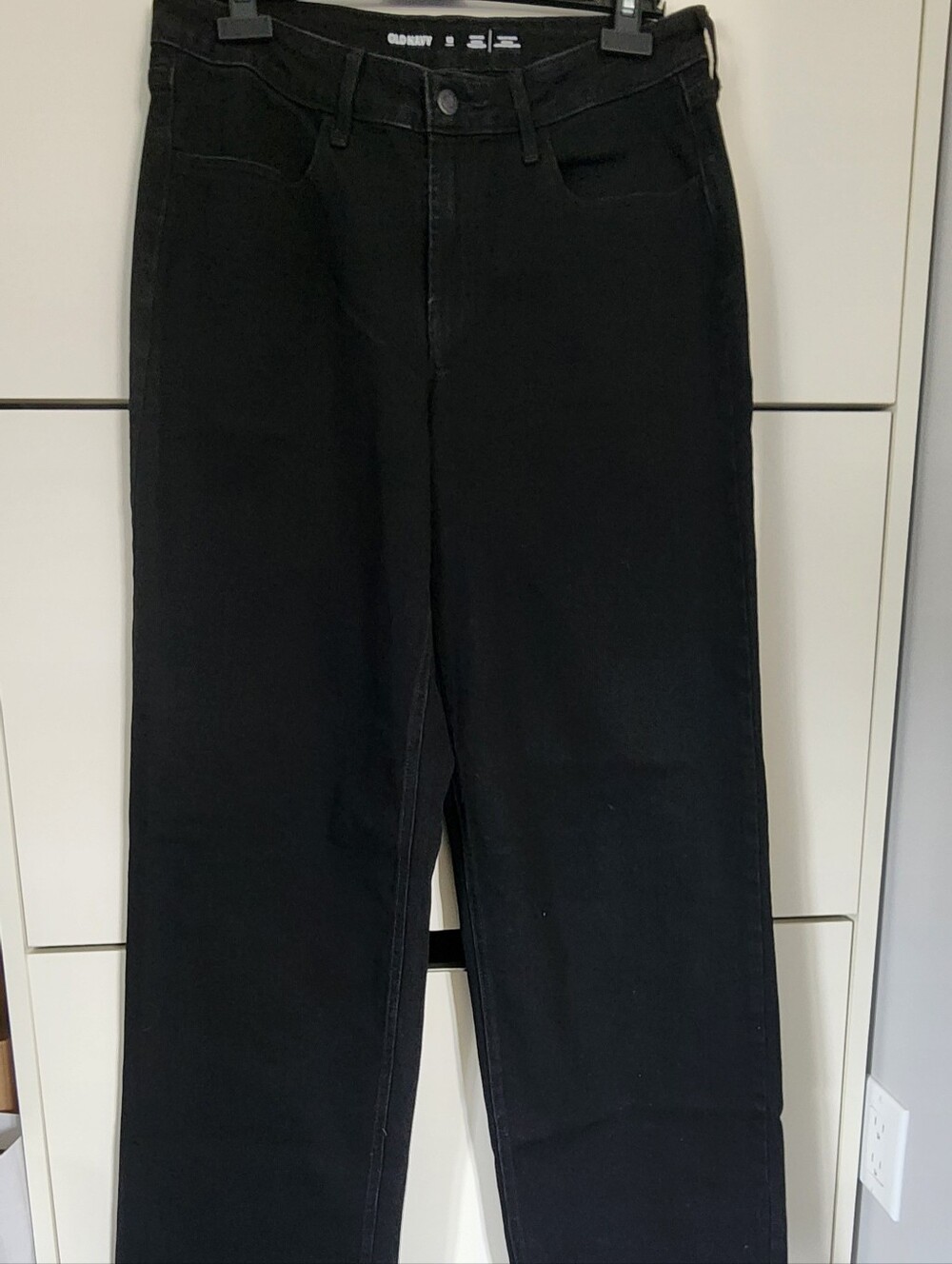 Old Navy Black High-Rise WOW Wide-Leg Jeans - Picture 3 of 10